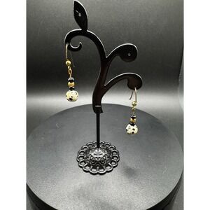 Dalmatian Jasper Dangle Earrings